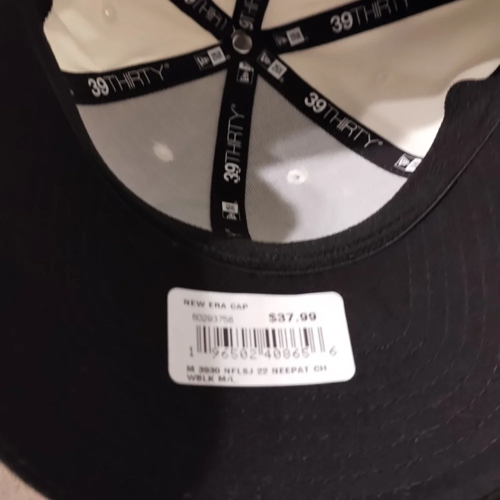 M / L New England Patriots New Era 3930 Flex Hat INSPIRE CHANGE Freedom Black - Picture 5 of 7
